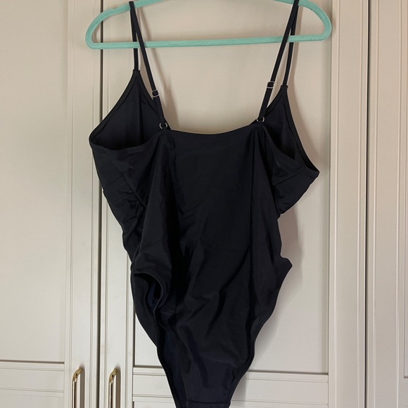 Black One-Piece Bathing Suit Shapellx - Picture 2 of 4